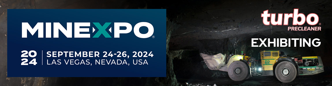 Turbo PreCleaner is Exhibiting at Mine Expo 2024 in Las Vegas